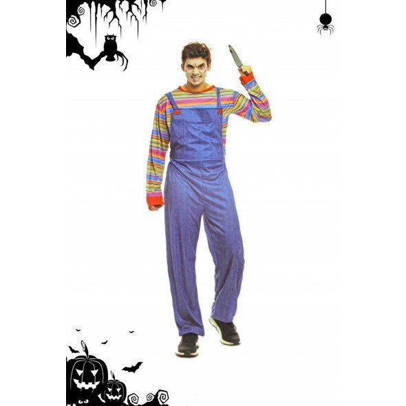 Disfraz Muñeco Asesino Halloween (Hombre) Disfraz Muñeco Asesino Halloween (Hombre)