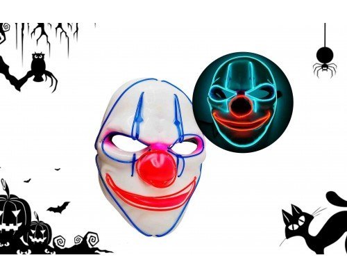 Máscara Payaso Purgador con Luz (Halloween) Máscara Payaso Purgador con Luz (Halloween)