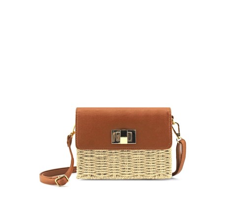 Bolso Bandolera Paja Cuadrada Bolso Bandolera Paja Cuadrada