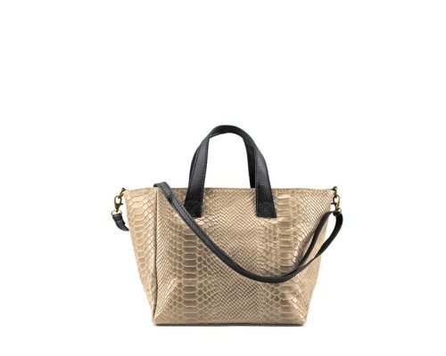 Bolso Shopper De Piel Efecto Cocodrilo Bolso Shopper De Piel Efecto Cocodrilo