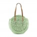 Bolso Hombro Rafia Redondo Bolso Hombro Rafia Redondo