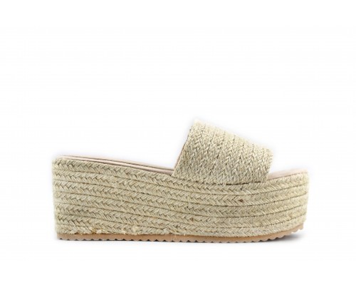 Sandalia Plataforma Alpargata Destanolada Sandalia Plataforma Alpargata Destanolada