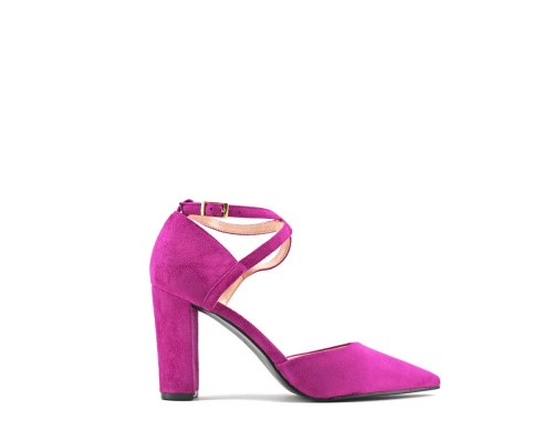 Zapato Tacón Fiesta Efecto Ante Zapato Tacón Fiesta Efecto Ante